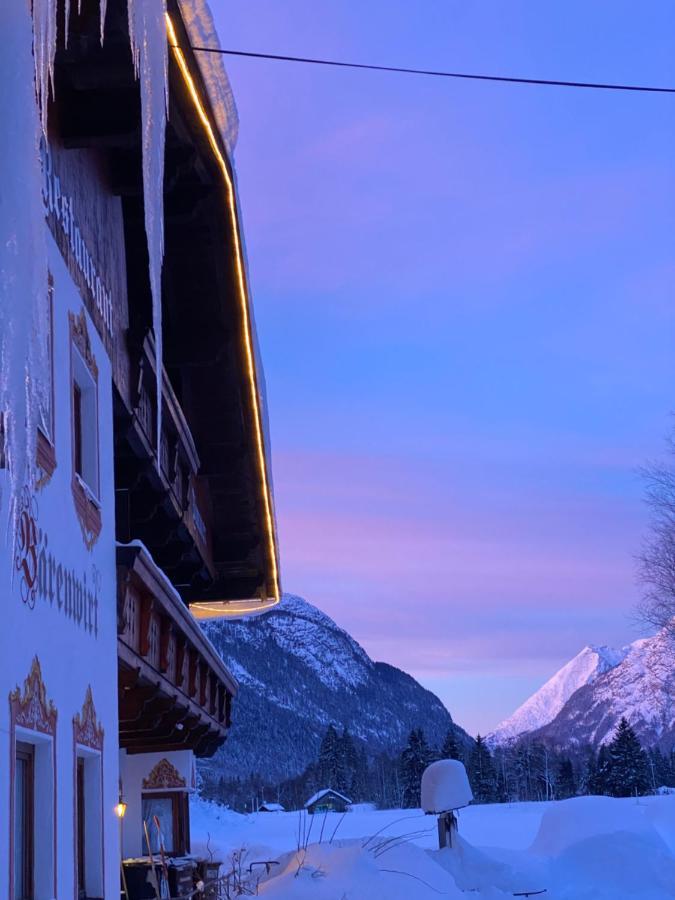 Ferienwohnung Baerenwirt Mittenwald Exterior foto